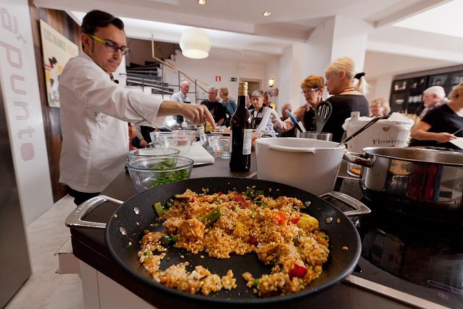 10 Tapas Cooking Class Experience in Madrid with Sangria - Sangria, shared plates, and the dinner at the end