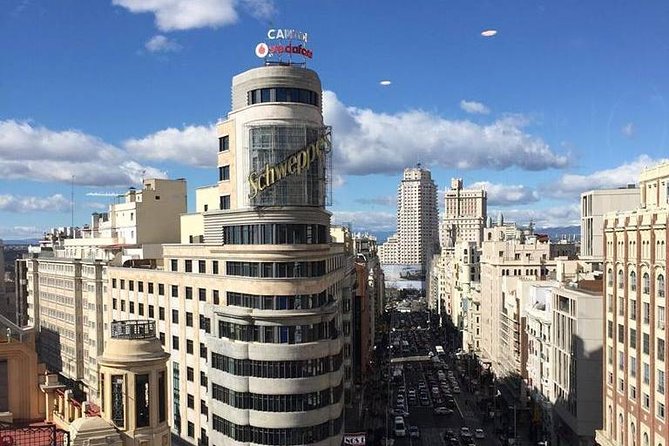 Architecture tour Gran Vía from its best rooftops 20thC - Inside Madrid’s first skyscraper, Telefónica
