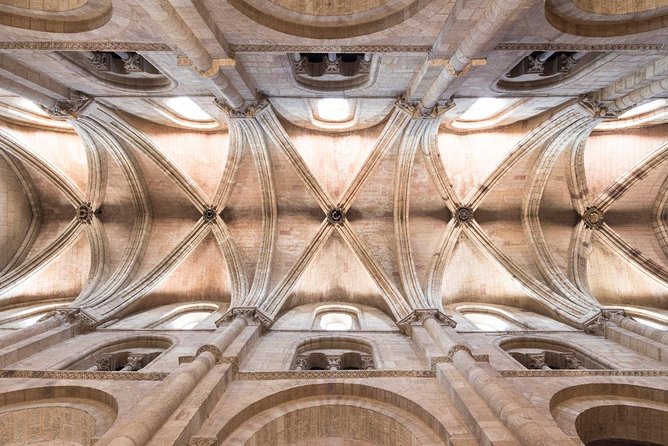Avila with Walls and Segovia with Alcazar from Madrid - Avila Cathedral and Saint Vincent Basilica add depth