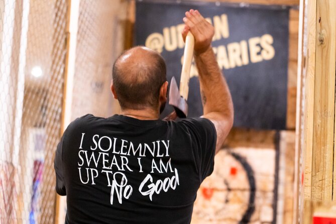 Axe Throwing 1 hour session - What happens during the 55-minute session