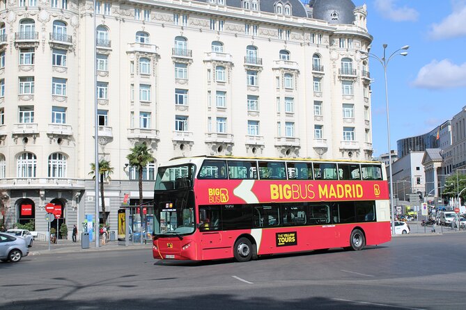 Big Bus Madrid Panoramic City Tour - Starting at Neptune Fountain and Paseo del Prado
