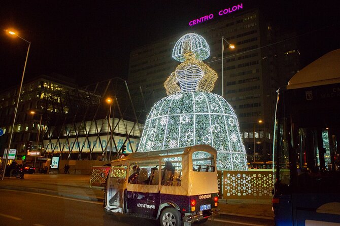 Christmas Lights Tour of Madrid in Eco Tuk Tuk Private - A festive hour through central Madrid