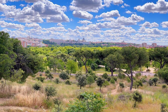 Ebike tour Madrid, green areas and panoramic views. 3 hours - Segovia Bridge and Huerta de la Partida