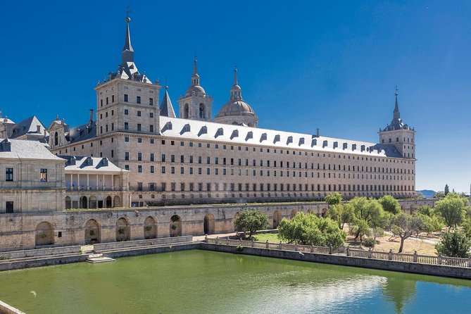 Escorial Monastery and the Valley of the Fallen from Madrid - The Valley of the Fallen and its massive cross