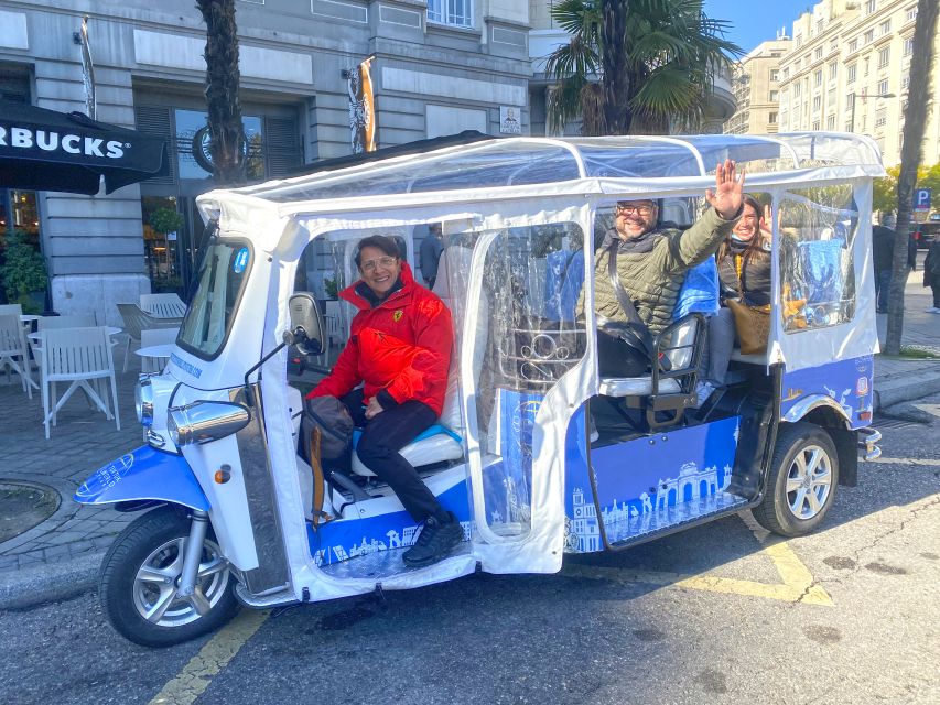 Explore Madrid’s Top Sights on an Electric Tuk-Tuk Tour - The value of $134 for a private group