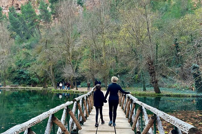 Explore the Stone Monastery and the Kingdom of Aragon from Madrid - Walking through the park’s waterfalls and caves
