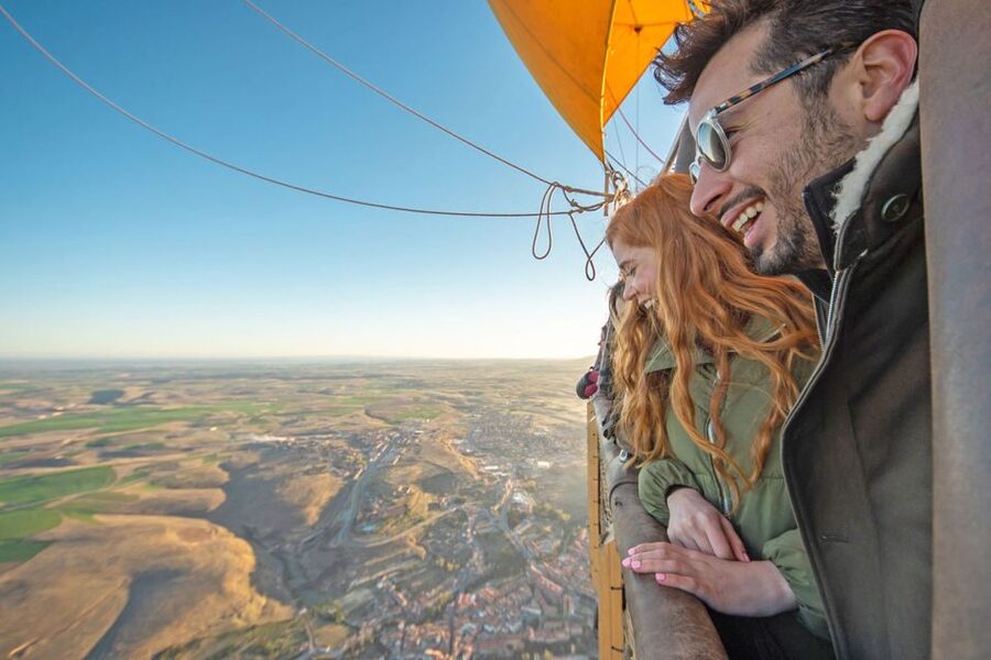 From Madrid: Segovia Hot Air Balloon - Why Segovia looks different from a balloon