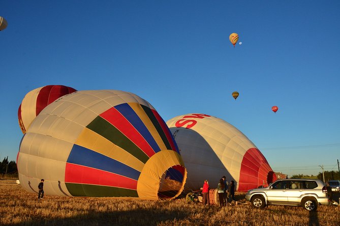 Hot Air Balloon Flight Over Segovia or Toledo - Landing, packing, and the part many people remember