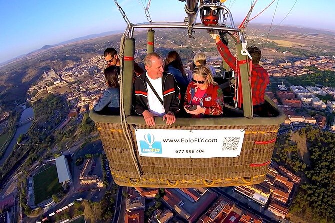 Hot Air Balloon over Toledo with optional transfers from Madrid - Breakfast, Cava, and the landing celebration
