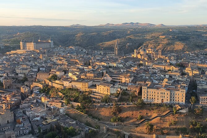 Hot-Air Balloon Ride over Toledo with Optional Transport from Madrid - The Alcázar, old walls, and views controlled by wind