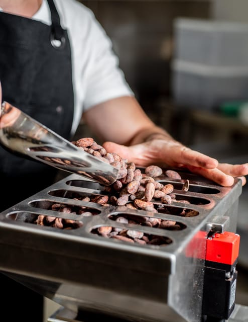 KAIACAO Bean to Bar and Design your own chocolate experience - Sorting, roasting, and winnowing your cacao