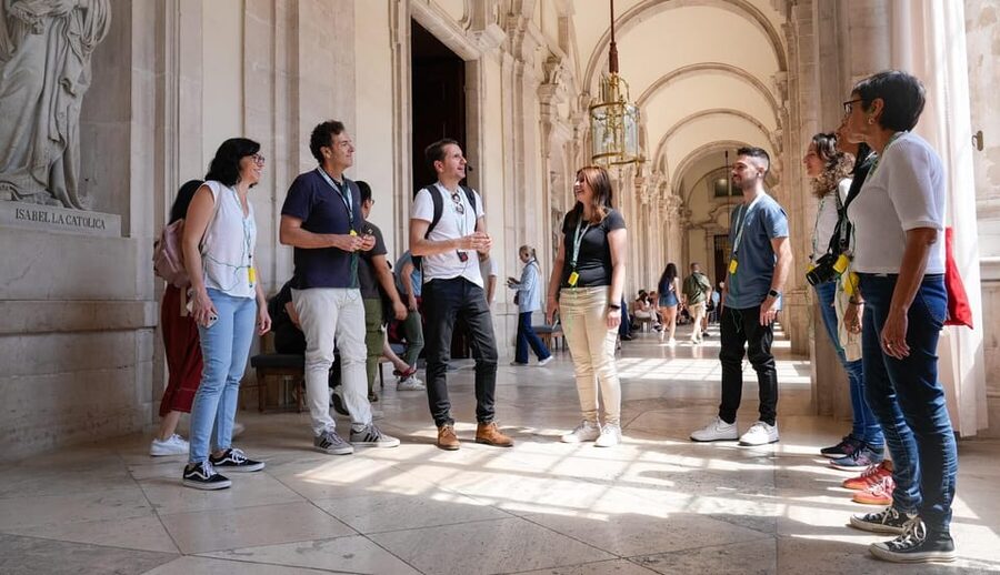 Madrid: 4-Hour Bus Tour with Royal Palace Admission - Entering the Royal Palace after the bus tour