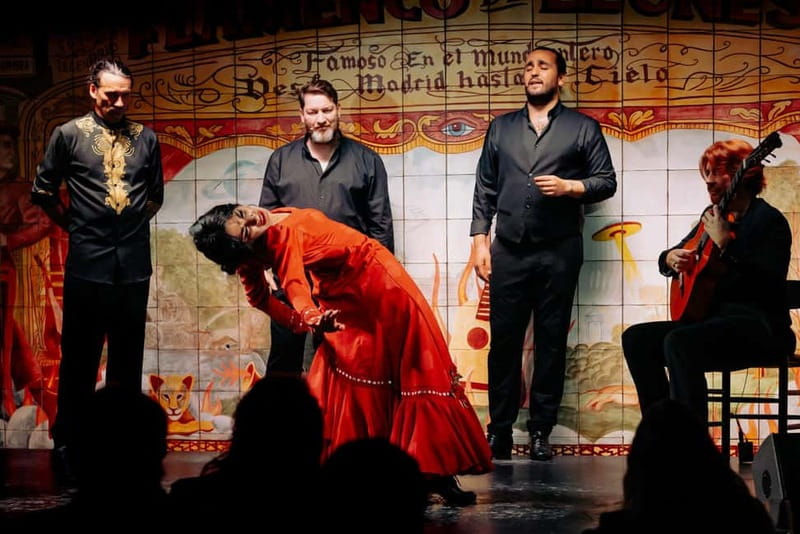 Madrid: Authentic Flamenco at Flamenco de Leones with drink - Choosing between a drink, tapas, and dinner