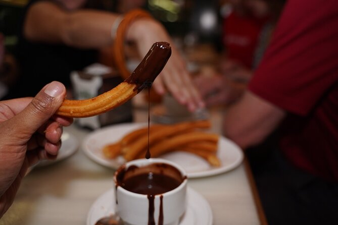 Madrid by Night: Tapas Crawl, Local Drinks & Hidden Gems - Plaza Mayor delivers Madrid’s famous sandwich