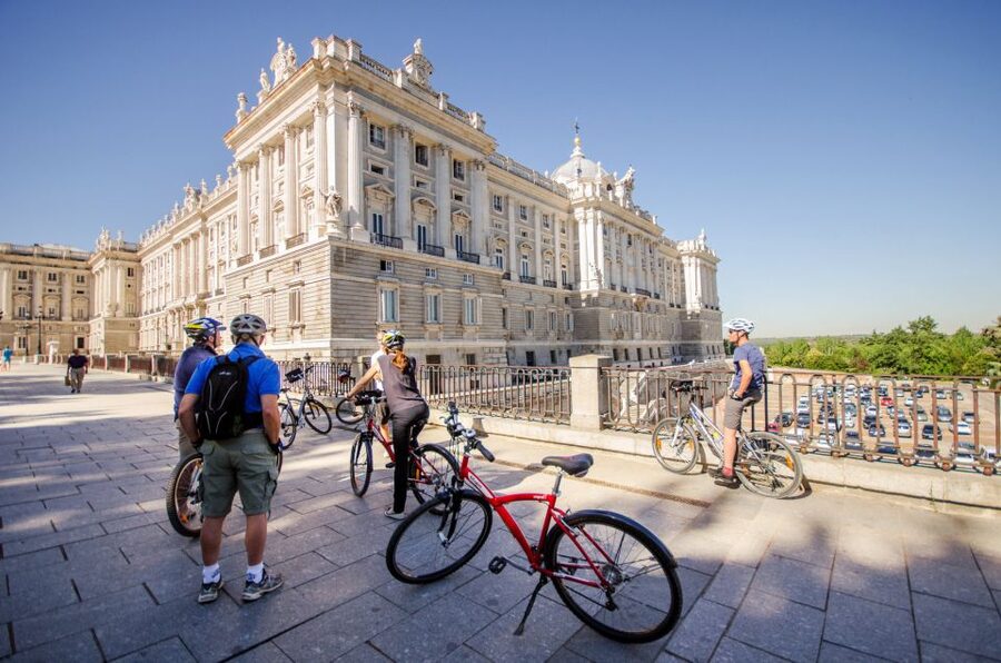Madrid City Guided Bike/E-Bike Tour for Small Groups - Debod Temple and the Royal Center