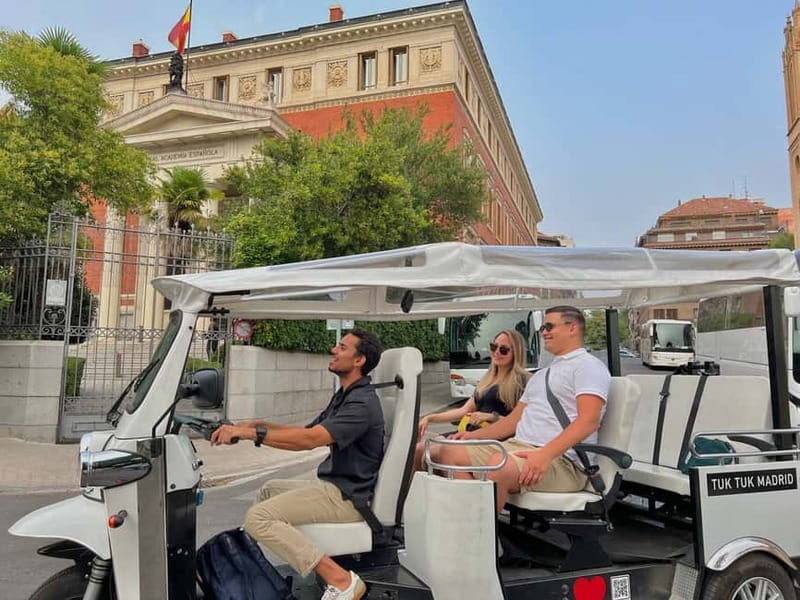 Madrid: Discover the City by Private Electric Tuk Tuk - Plaza Mayor and the old center