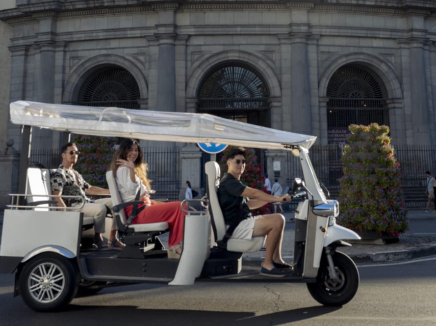 Madrid: Eco-Friendly, Private, and Unique Tuk Tuk Experience - How much time should you book?