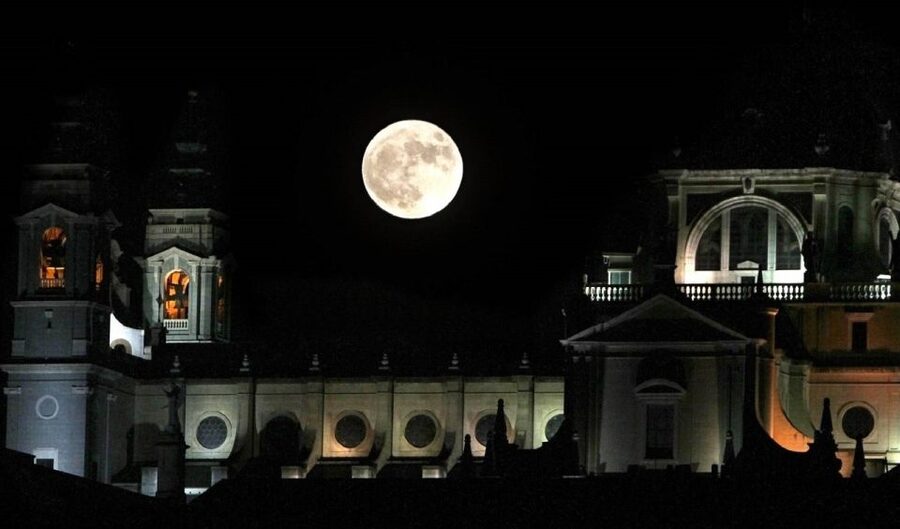 Madrid: Enchanted Evening Walking Tour in Spanish - Almudena Cathedral and the old royal quarter