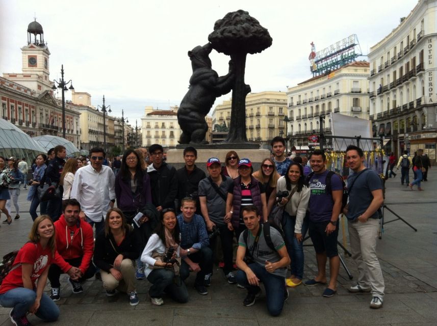 Madrid Essential: 3-Hour Guided Walking Tour - Meeting the guide beneath Madrid’s bear statue