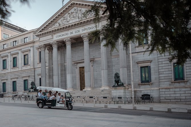 Madrid Expert Tour with Local Guide in Eco Tuk Tuk Private - Cibeles and Madrid’s grand civic center