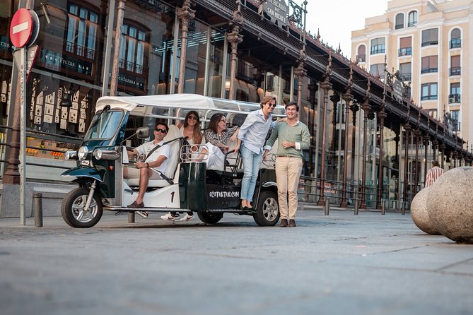 Madrid Expert Tour with Local Guide in Eco Tuk Tuk Private - Jerónimos Church and the Puerta de Alcalá