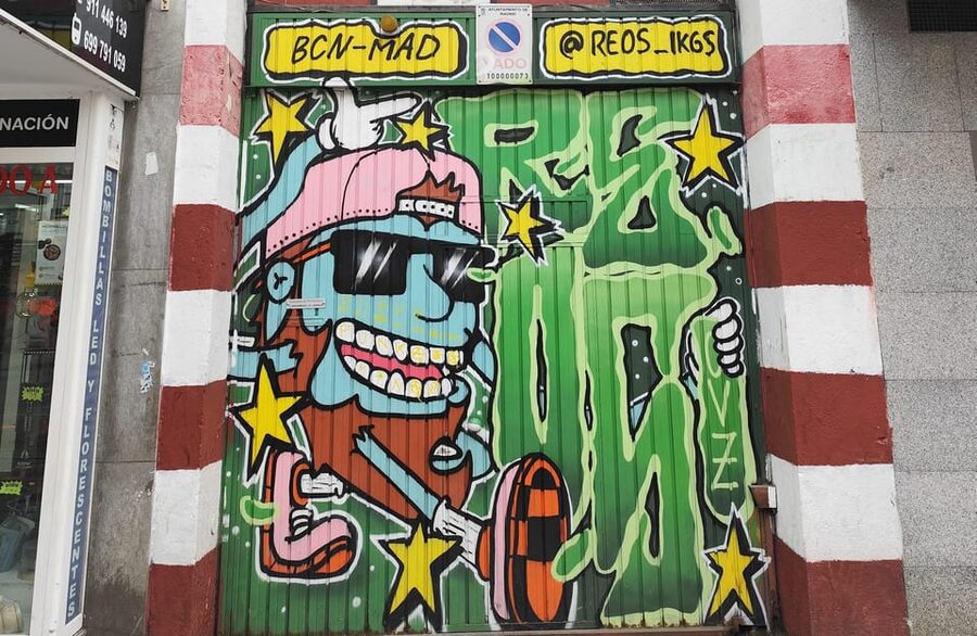 Madrid: Hidden Street Art Tour - Meeting artists at the local gallery
