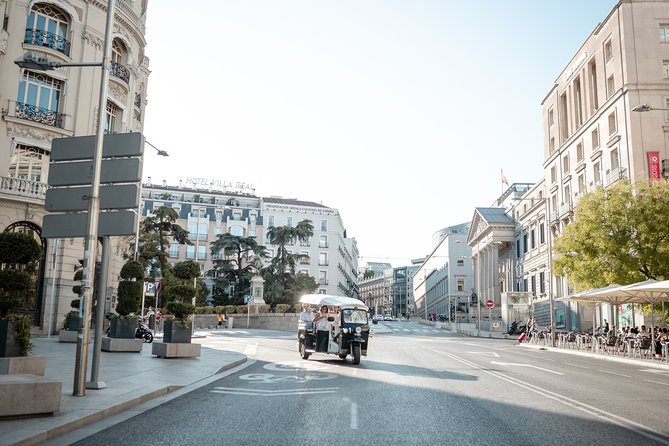 Madrid Historical Tour with Local Guide in Eco Tuk Tuk Private - Starting below Plaza de Oriente