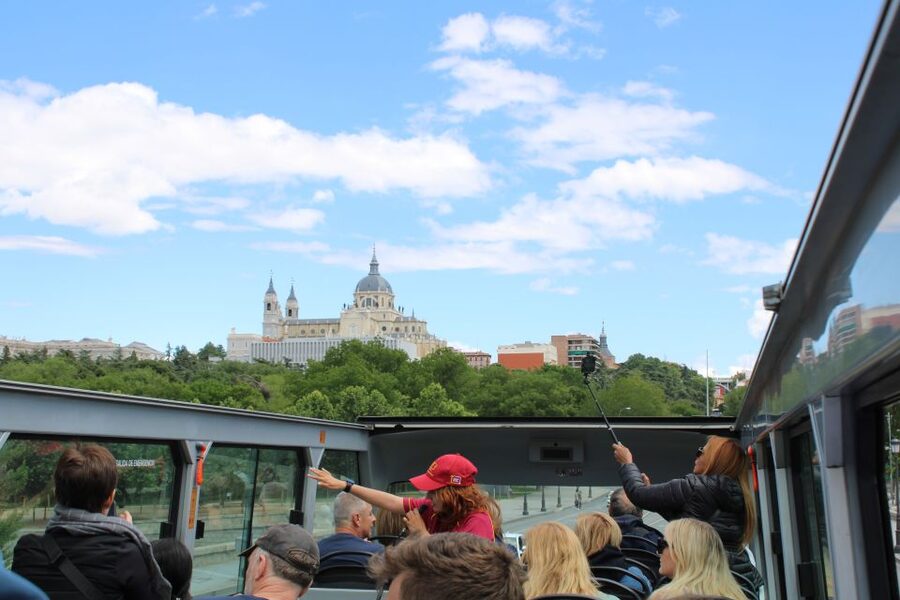 Madrid: Panoramic Open-Top Bus Day or Night Tour with Guide - Plaza Mayor and Madrid’s old center