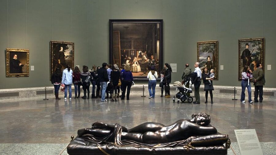 Madrid: Prado Museum Ticket with In-App Audio Guide - Meeting at the Goya statue