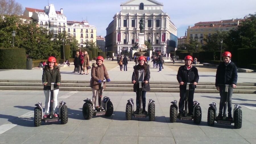 Madrid Private Segway tour. Retiro Park - Centro Historico - Templo de Debod and the city’s wider view