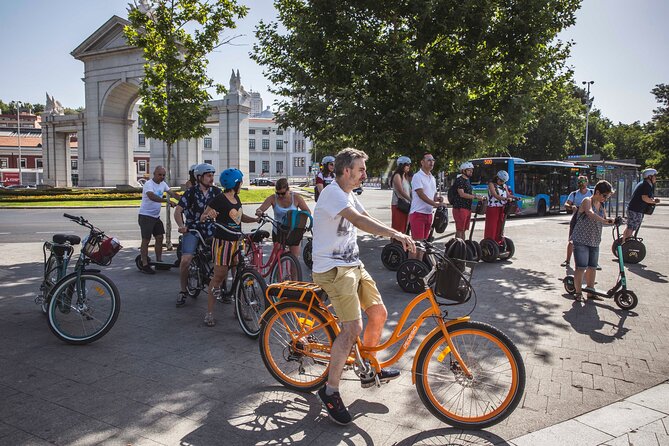 Madrid Retiro Park Electric Bike Tour (Small group, Semi Private) - Entering Retiro Park by electric bike