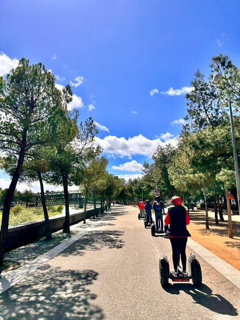 Madrid River Segway Tour - Learning to ride before heading downhill