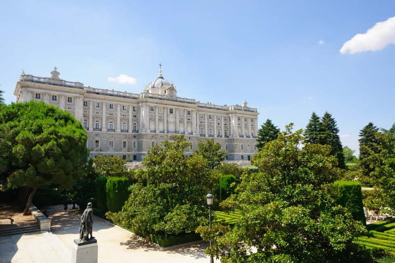 Madrid: Royal Palace Private Tour with Tickets - Meeting below Goya’s statue in central Madrid
