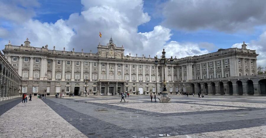 Madrid: Royal Palace tour - semi private or private - The grand staircase and the public face of royalty