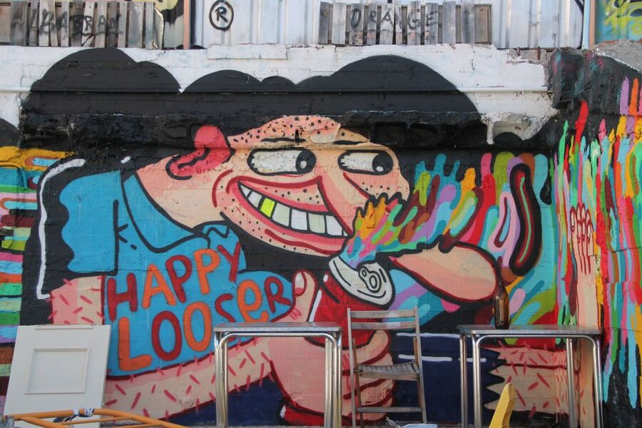 Madrid: Street Art Tour with Local Graffiti Hunter - La Tabacalera, a former tobacco factory with active walls