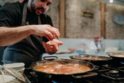 Madrid Tapas & Paella Cooking Experience with Local Market Visit