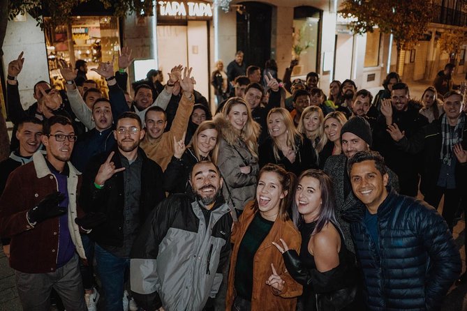 Madrid: Top Pub Crawl Madrid & Party - Plaza de Santa Ana and the international crowd