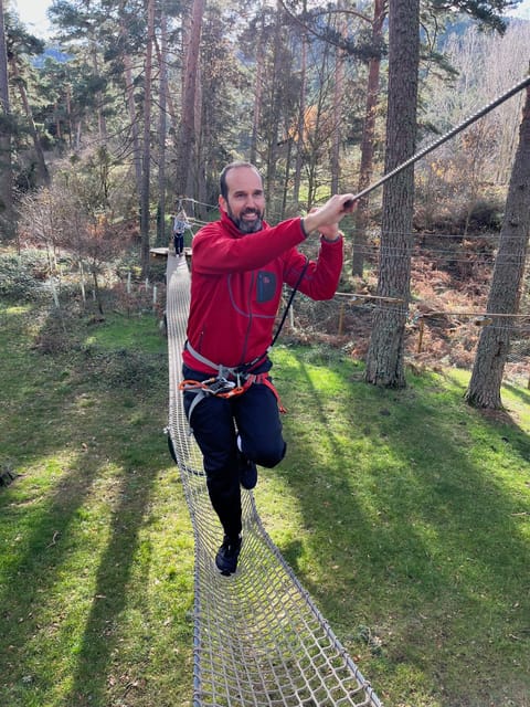 Madrid: Zip line circuits high in the trees - A forest adventure 40 minutes from Madrid