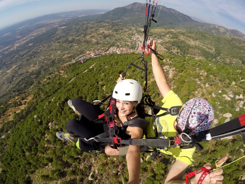Paragliding Tandem Flight from Madrid - From Madrid to the Takeoff Slope