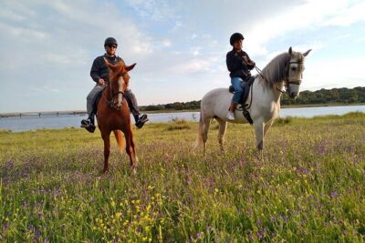 Private Horse Ride in Madrid natural park reserve