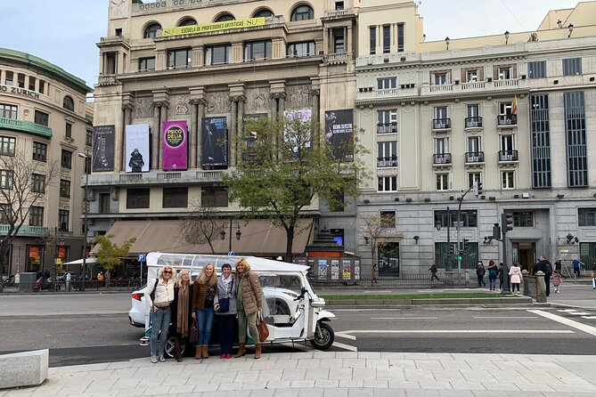 Private Panoramic Tuk Tuk Tour in Madrid - The Royal Palace Exterior
