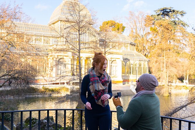 Private Photo Session Tour for Couples in Madrid - The Royal Palace as a grand backdrop