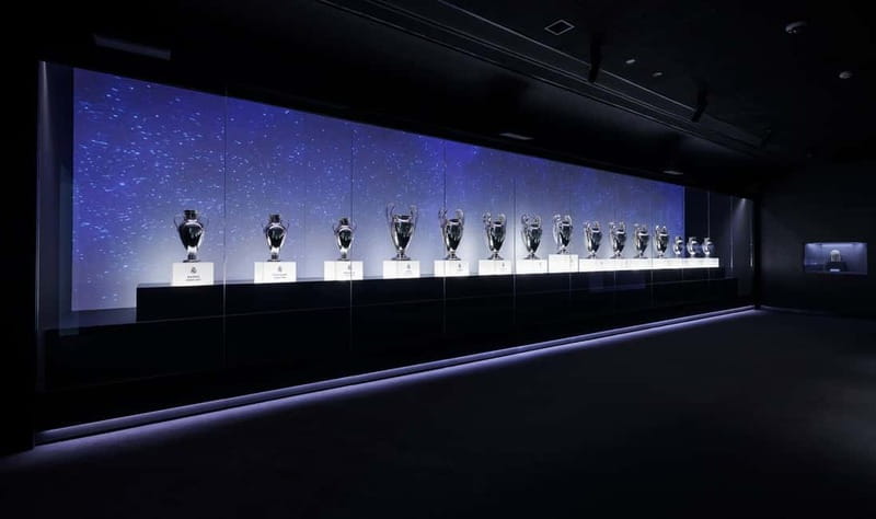 Real Madrid: Bernabeu Stadium SelfGuided Tour & Wine tasting - A self-guided route, not a behind-the-scenes tour