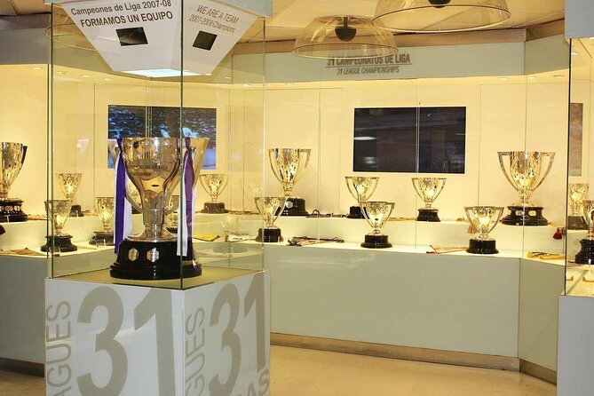 Santiago Bernabéu Stadium Admission Ticket - Stop two: the museum at Av. de Concha Espina