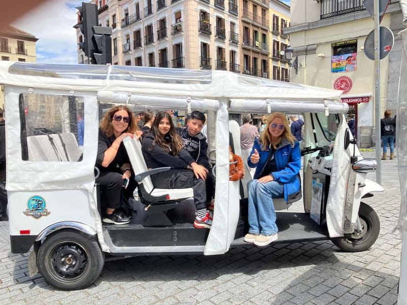 "See Madrid Differently: A Premium Private Tuk Tuk Ride" - La Latina, San Francisco, and the Almudena Cathedral