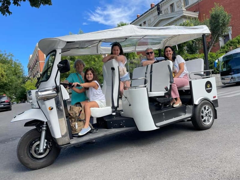 "See Madrid Differently: A Premium Private Tuk Tuk Ride" - Guide quality and personal service