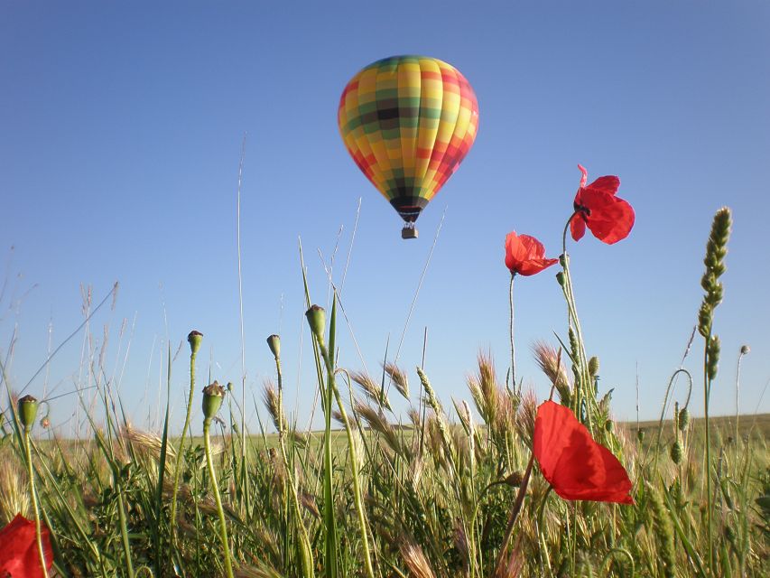 Segovia: Hot-Air Balloon Flight with Optional 3-Course Lunch - Arriving at the launch field near Segovia