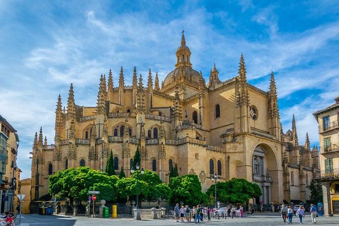 Toledo and Segovia with Priority Access to Alcazar of Segovia from Madrid - Segovia Cathedral in the main square