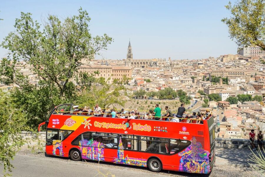 Toledo: City Sightseeing Hop-On Hop-Off Bus Tour & Extras - Seeing Toledo from the Tajo River side