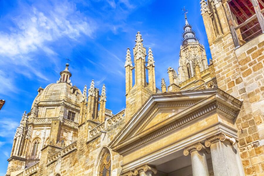 Toledo: History of the Three Cultures Guided Walking Tour - Mudejar details and an old mosque